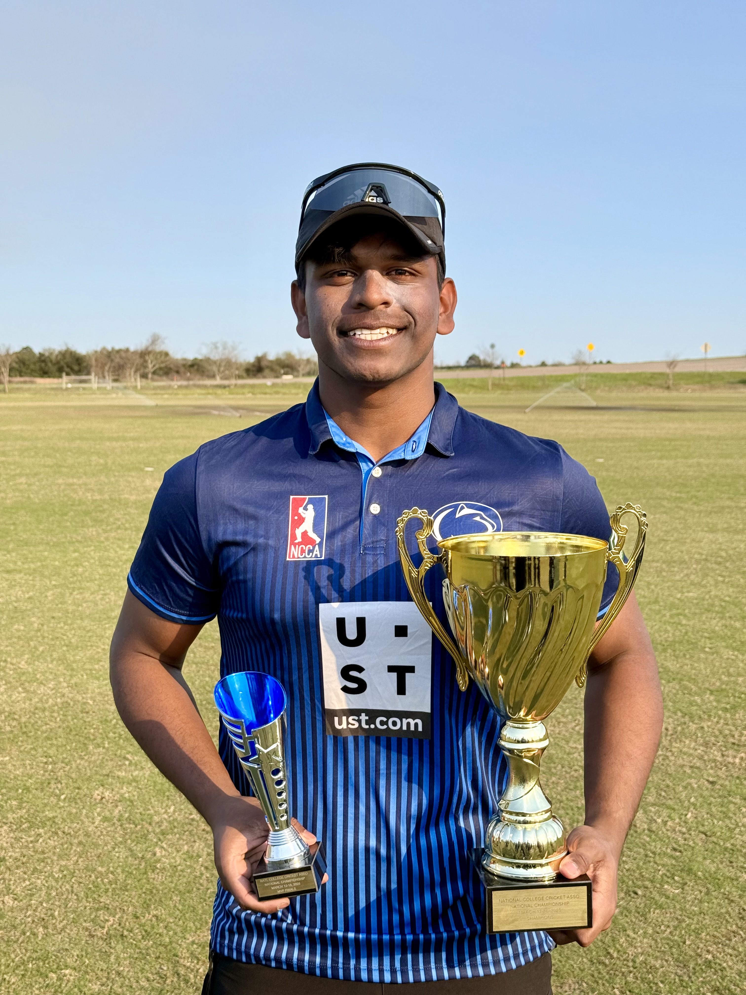 Kritik Sivachitravel as Penn State Club Cricket President